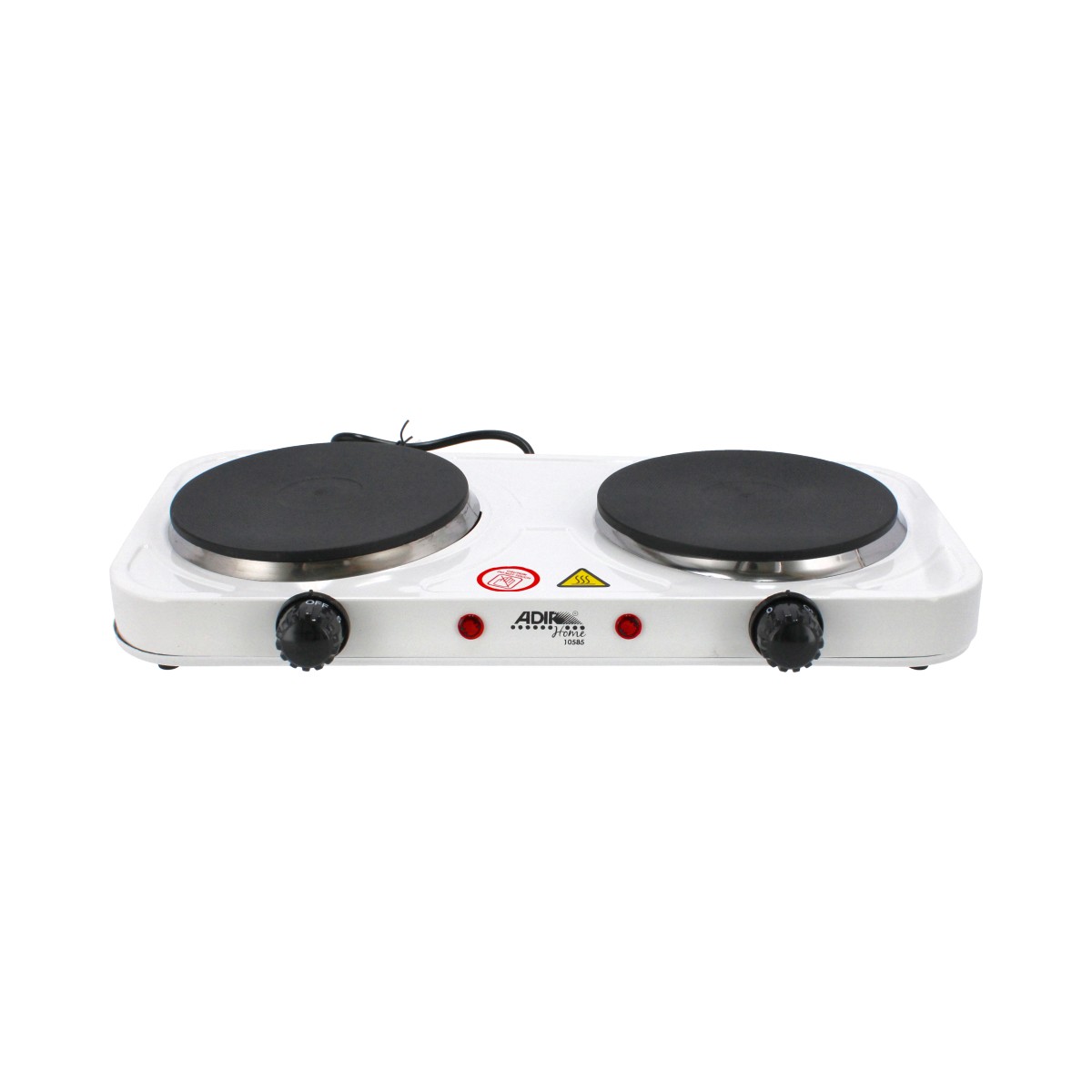 Parrilla eléctrica de 2 quemadores tipo disco 10585 Adir