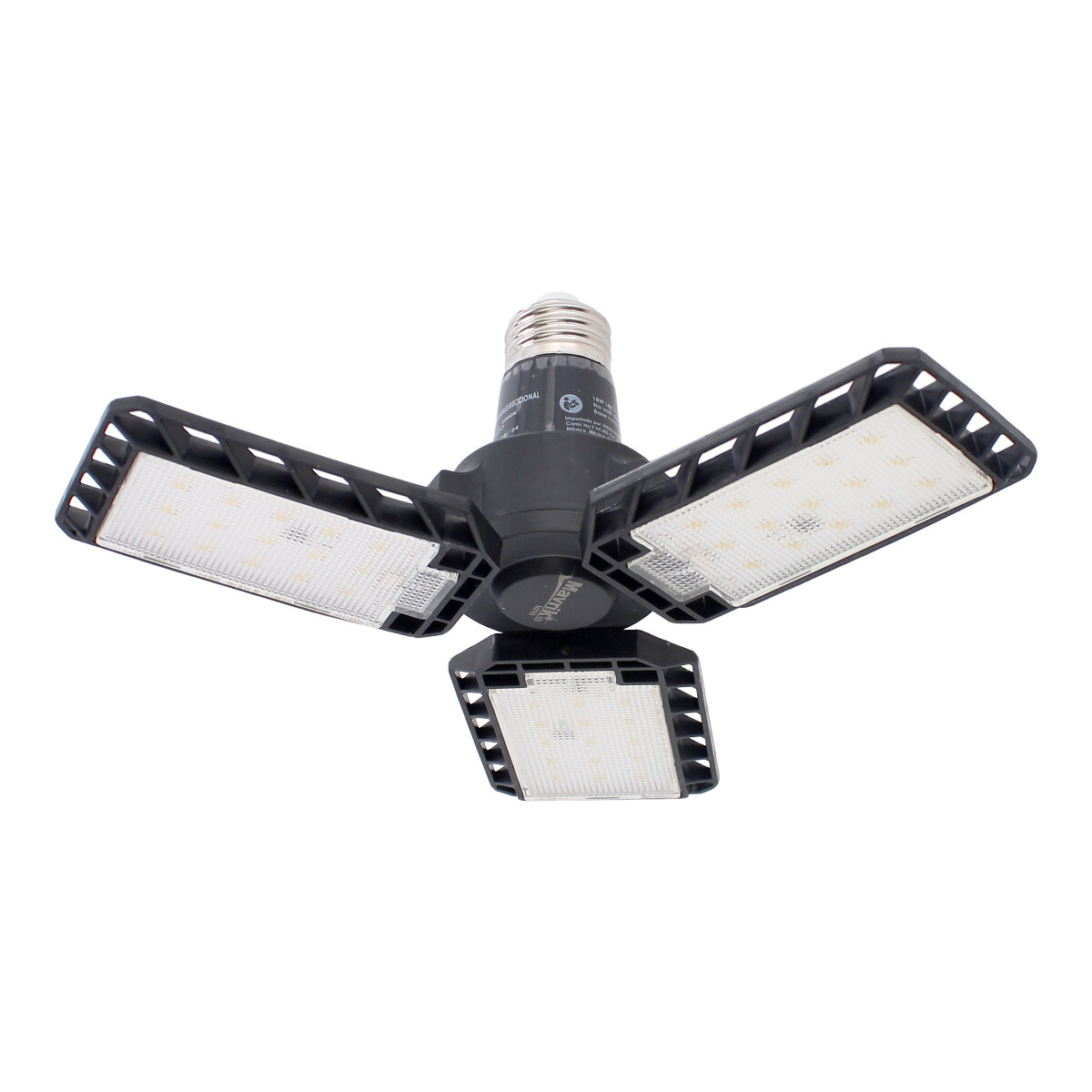 Lámpara tipo ventilador con 3 paneles 18 W 10731 Mavrik