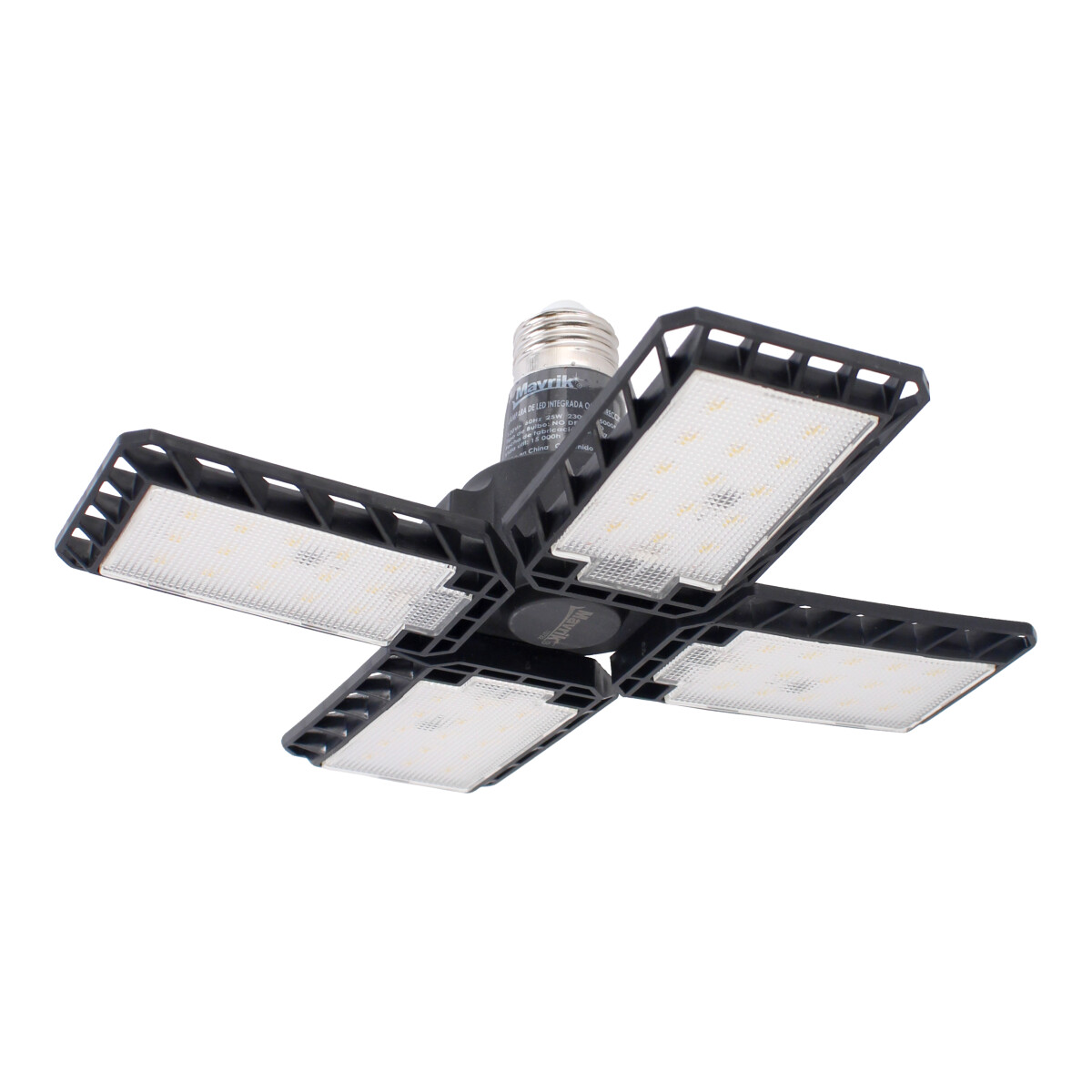 Lámpara tipo ventilador con 4 paneles 25 W 10732 Mavrik