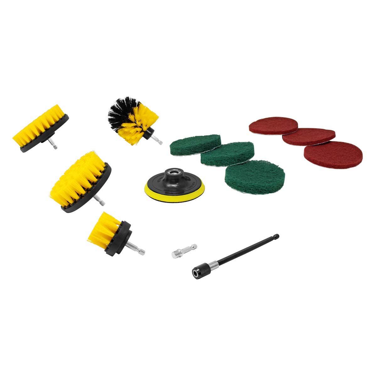 Juego de 12 Cepillos para taladro 11539 Adir