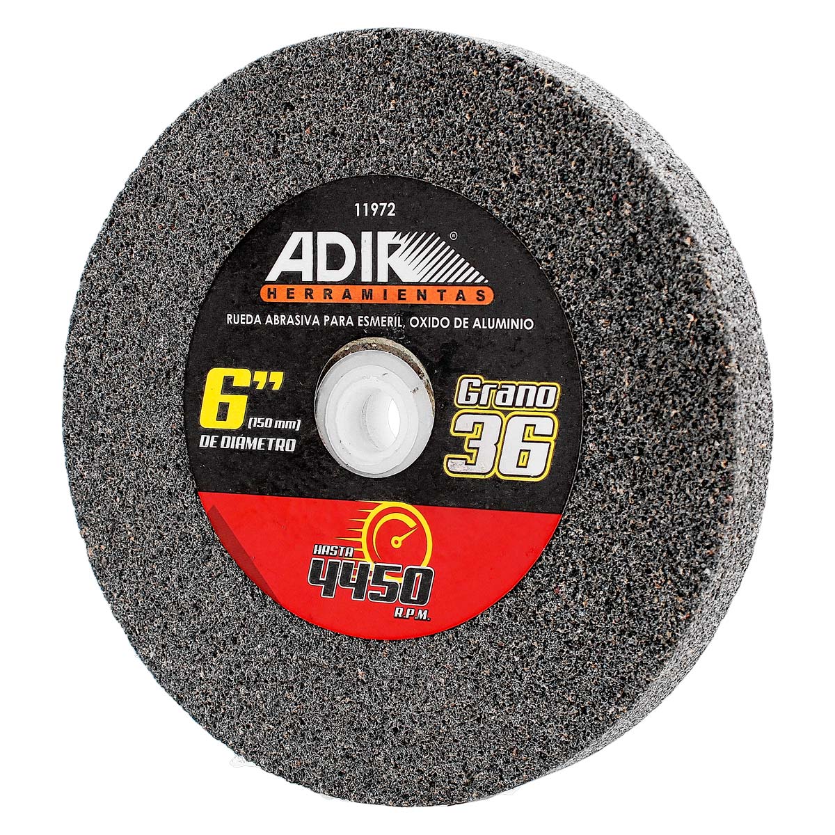 Rueda abrasiva para esmeril 6" grano 36 11972 Adir