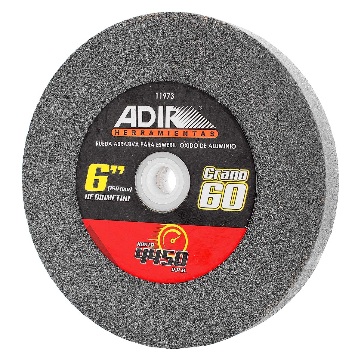 Rueda abrasiva para esmeril 6" grano 60 11973 Adir