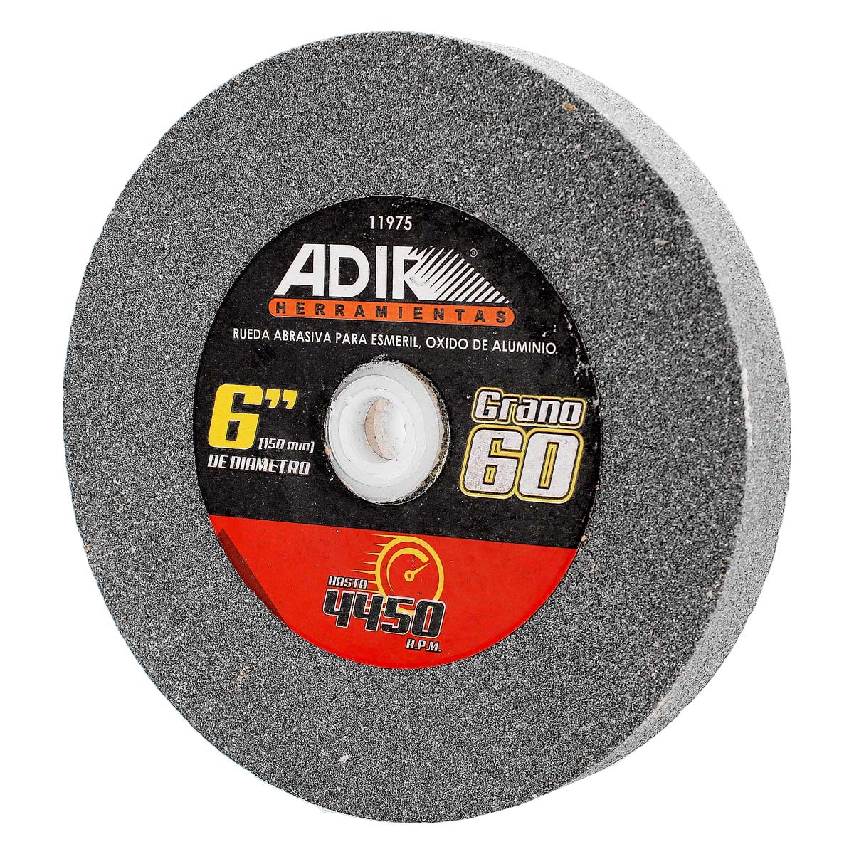 Rueda abrasiva para esmeril 6" grano 60 11975 Adir