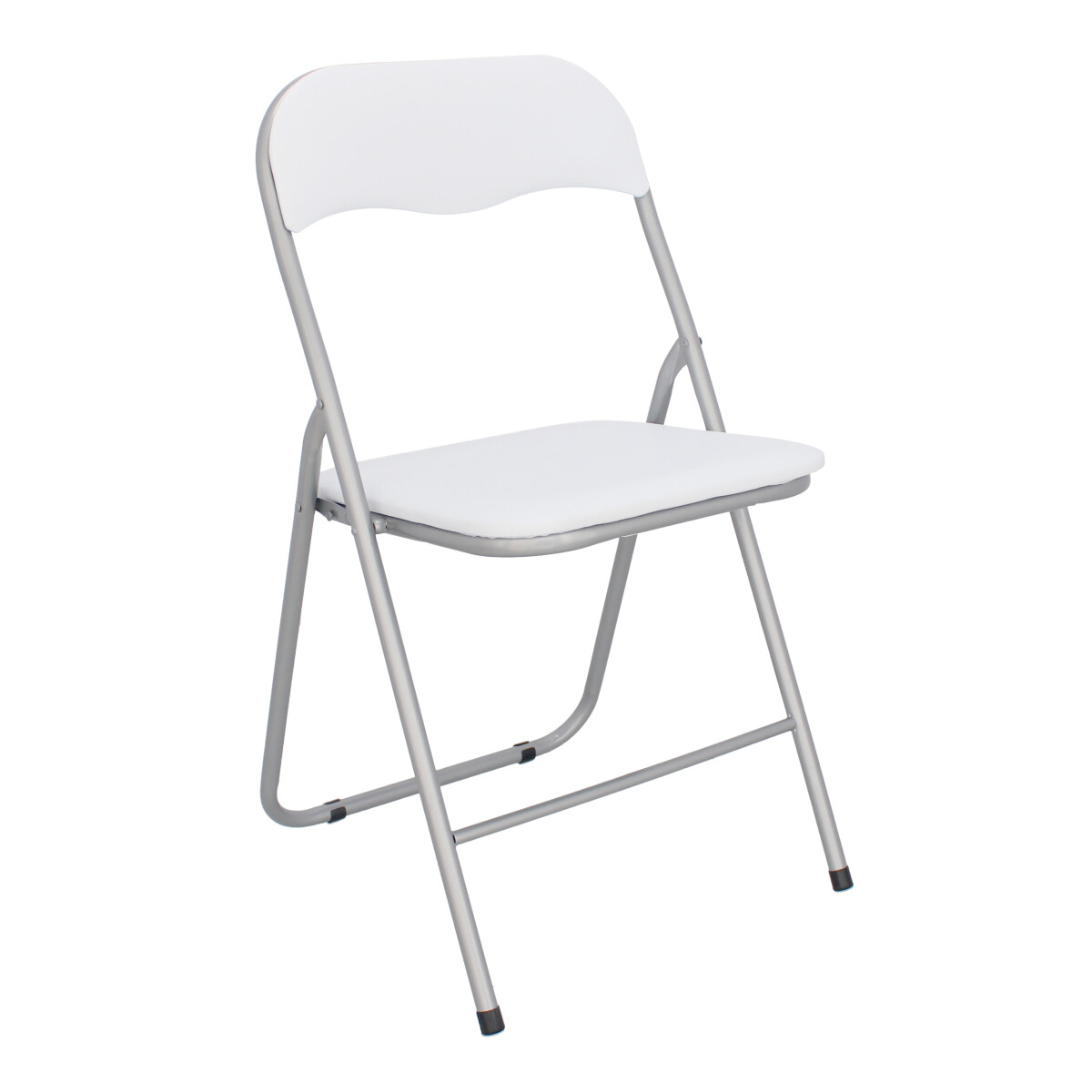 Silla plegable acojinada color blanco 12152 Deco Hogar