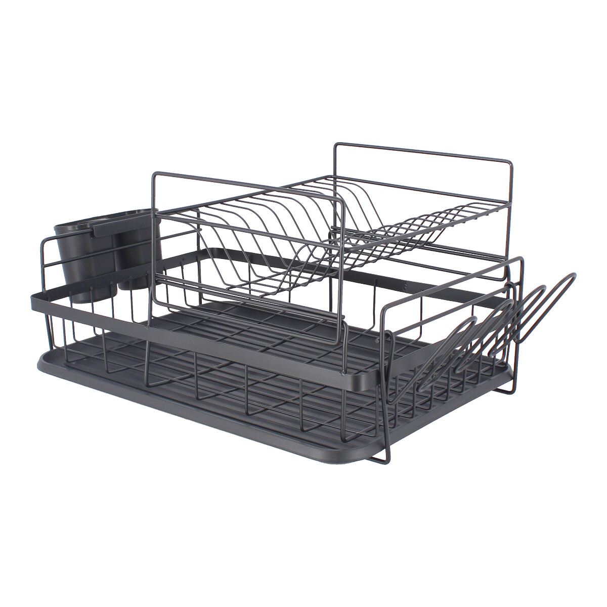 Escurridor para trastes con 2 niveles para 12 platos 12305 DECO HOGAR