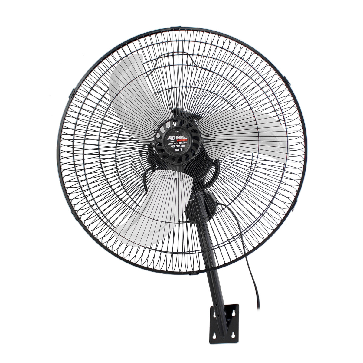 Ventilador de pared 18" negro 12392 Adir