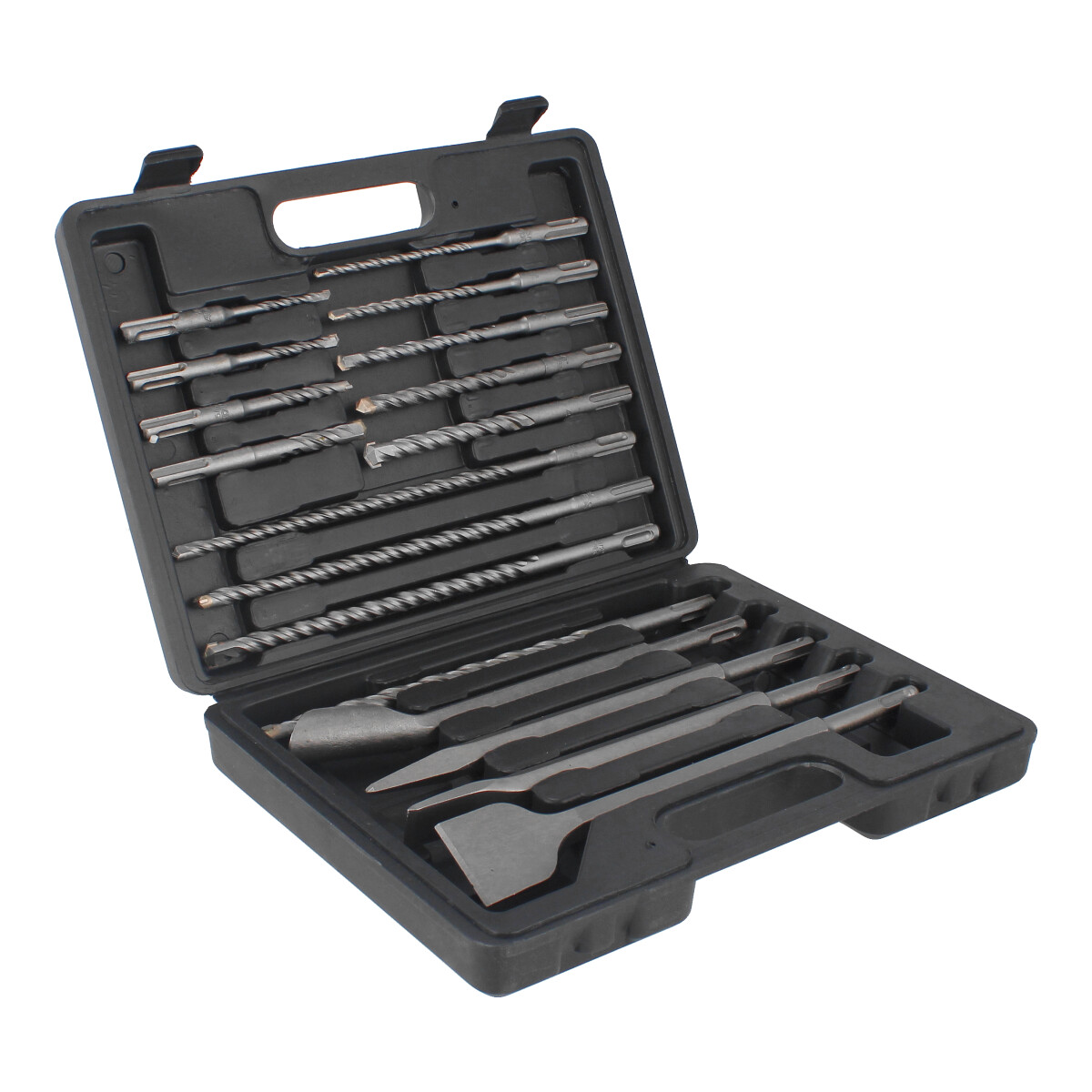 Juego de brocas y cinceles SDS PLUS 17 piezas 12565 Adir