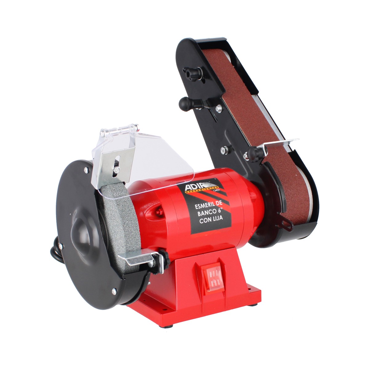 Esmeril de banco 6" 250 W con lija 13421 Adir