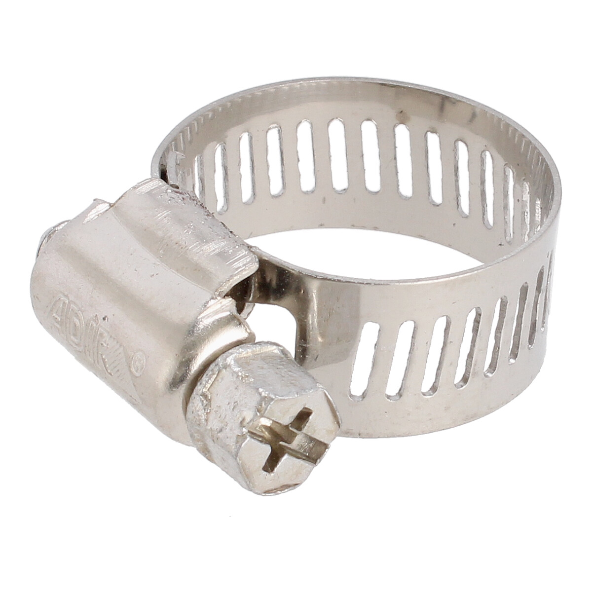 Abrazaderas de acero inoxidable 16 - 23 mm con 10 piezas 1364 Adir