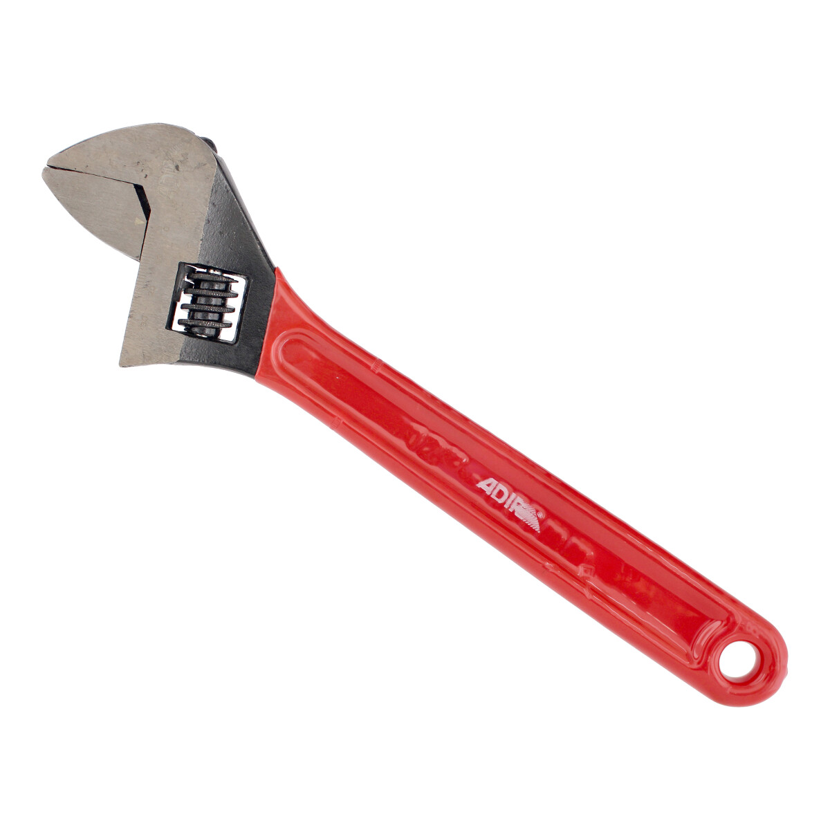 Llave ajustable (perico) pavonada con mango de vinil 12" 15427 Adir