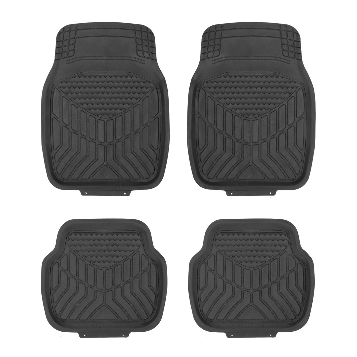 Tapetes para automóvil color negro 15735 Adir 