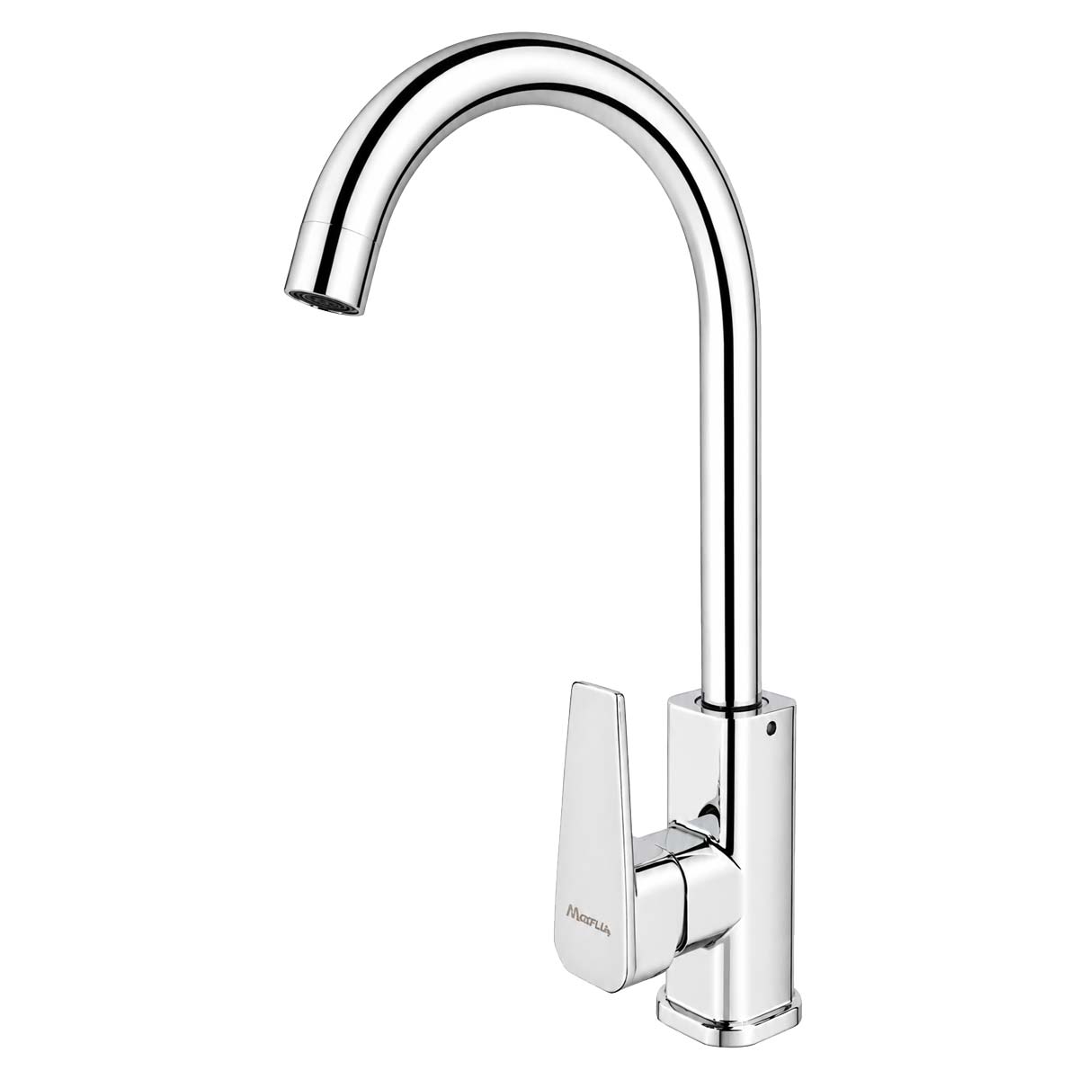 Monomando para fregadero cuello curvo 34 cm 16083 Maxflu