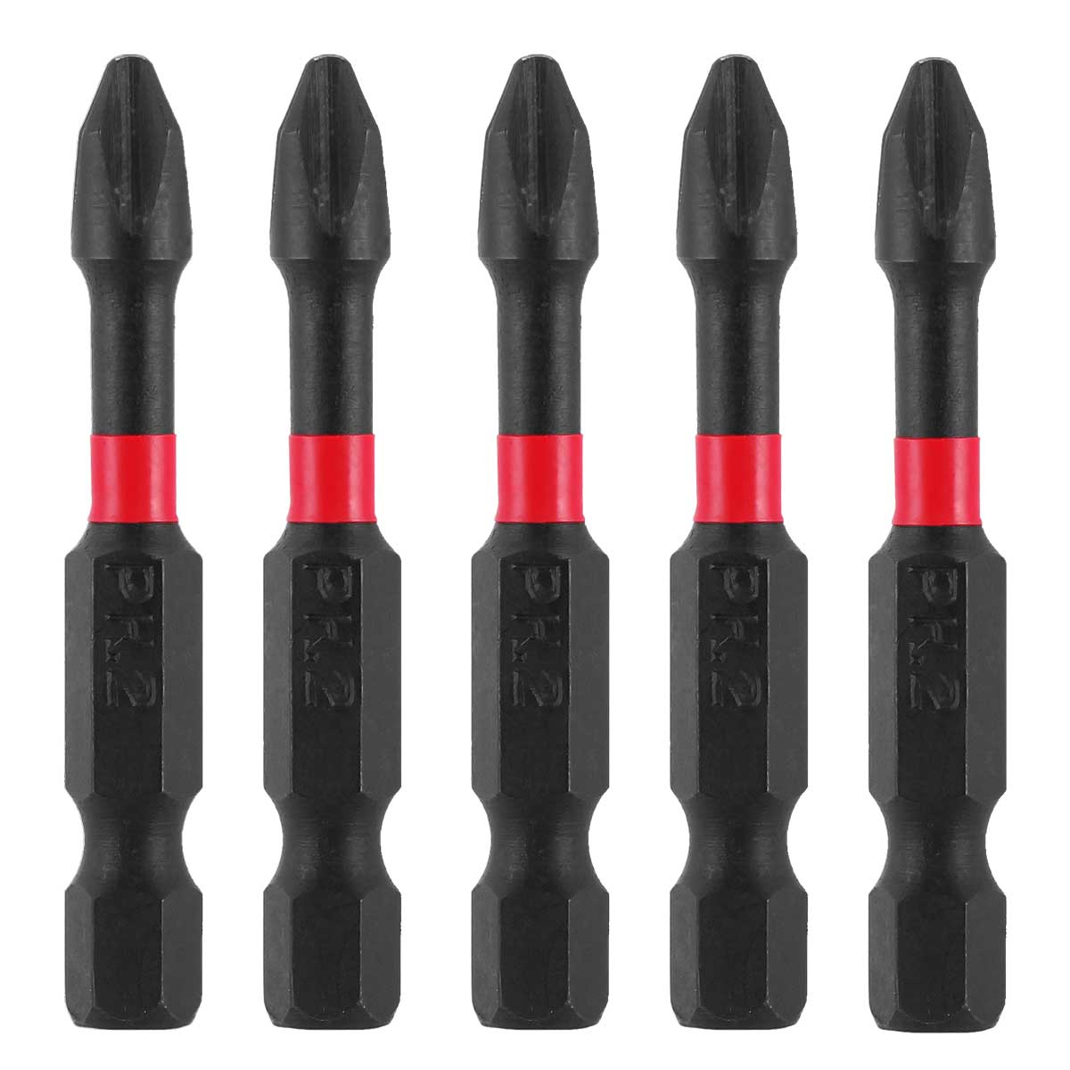 Juego de 5 puntas de impacto Phillips de 2" 3609 Tulplus