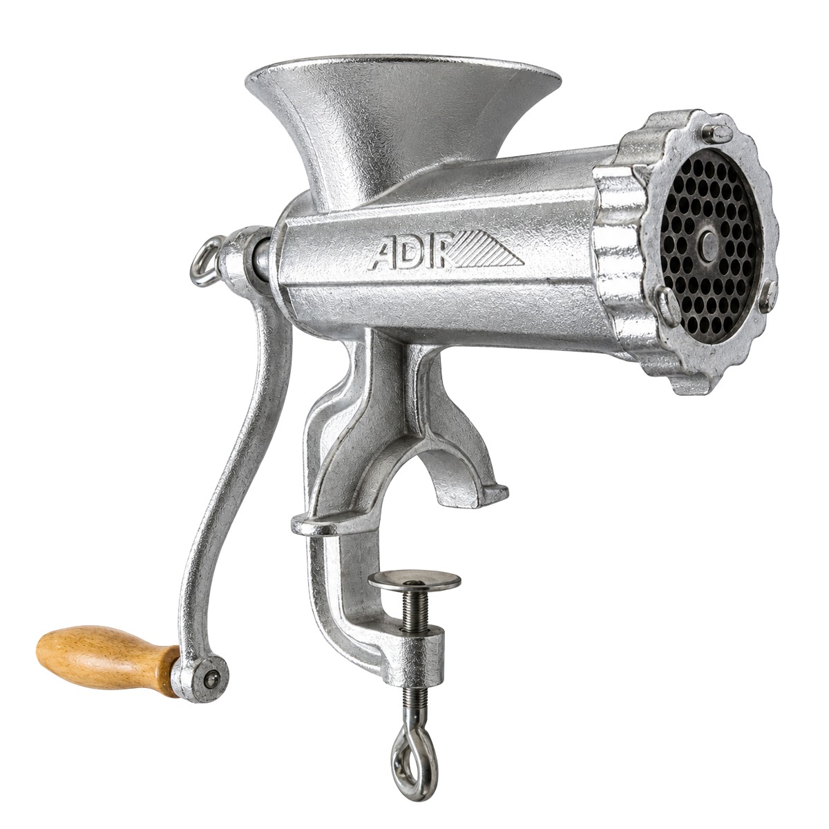 Molino manual para carne tipo prensa #10 450-10 Adir