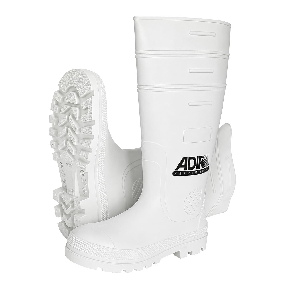 Bota de hule blanca sanitaria #28 568 Adir