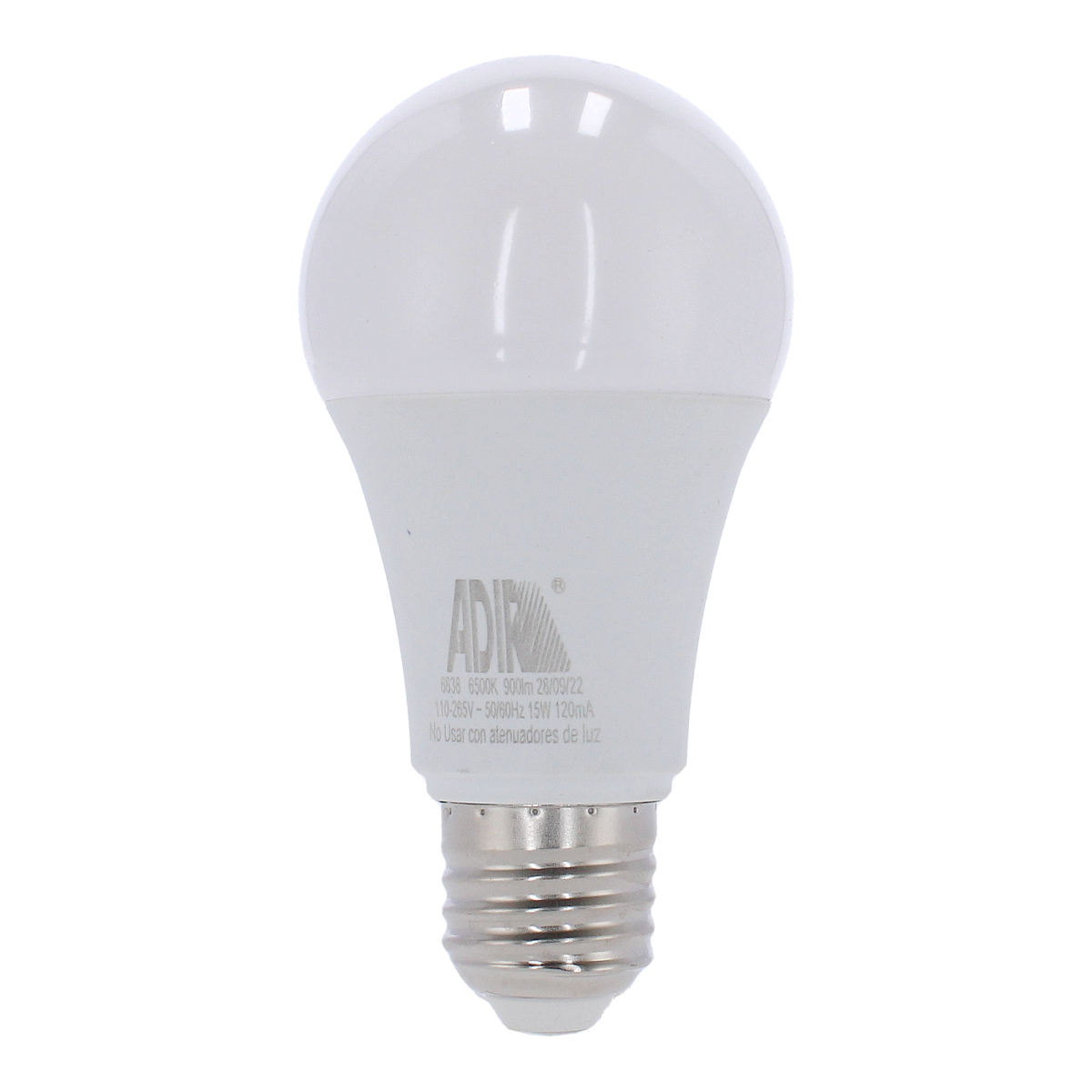 Lámpara tipo bulbo con sensor de movimiento PIR oculto 15 W 6838 Adir