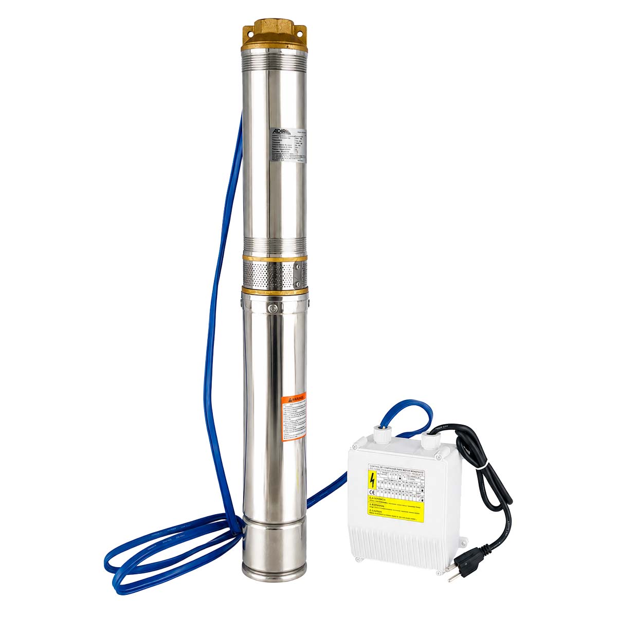 Bomba sumergible tipo bala 2 HP 9247 Adir 