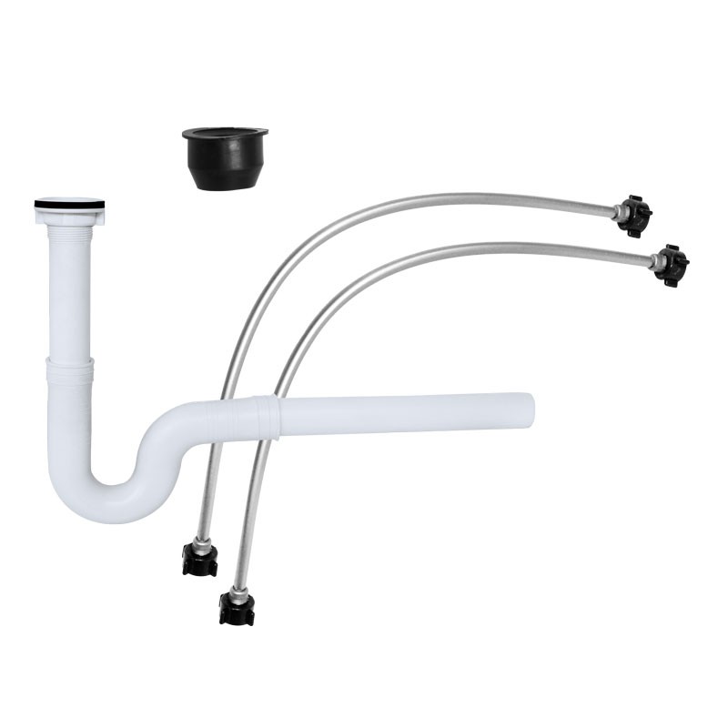Kit de céspol con tubo para fregadero 001-4T Albatros