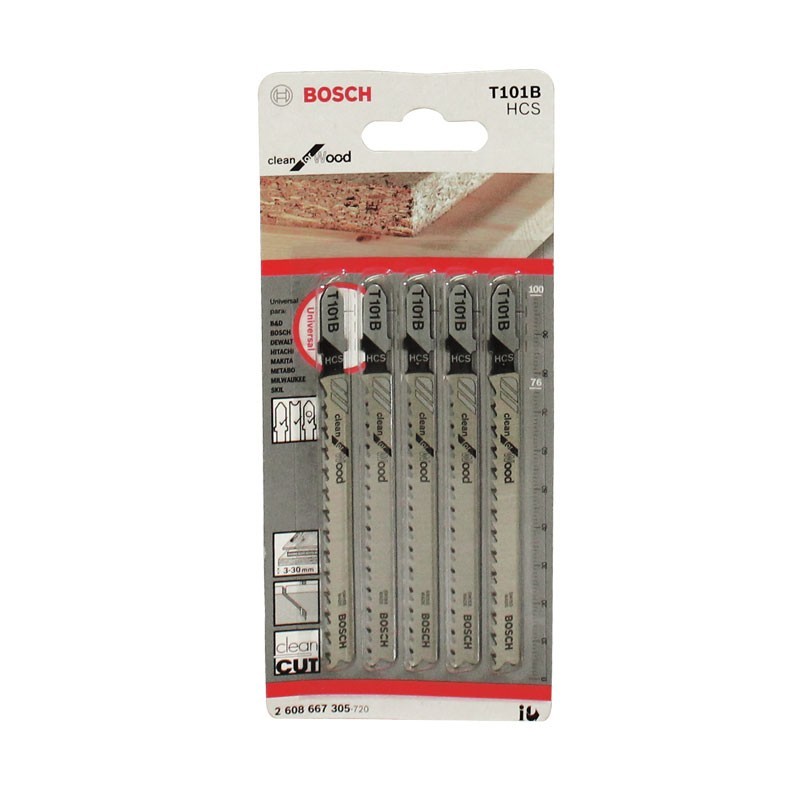 Seguetas para Madera T101B Bosch