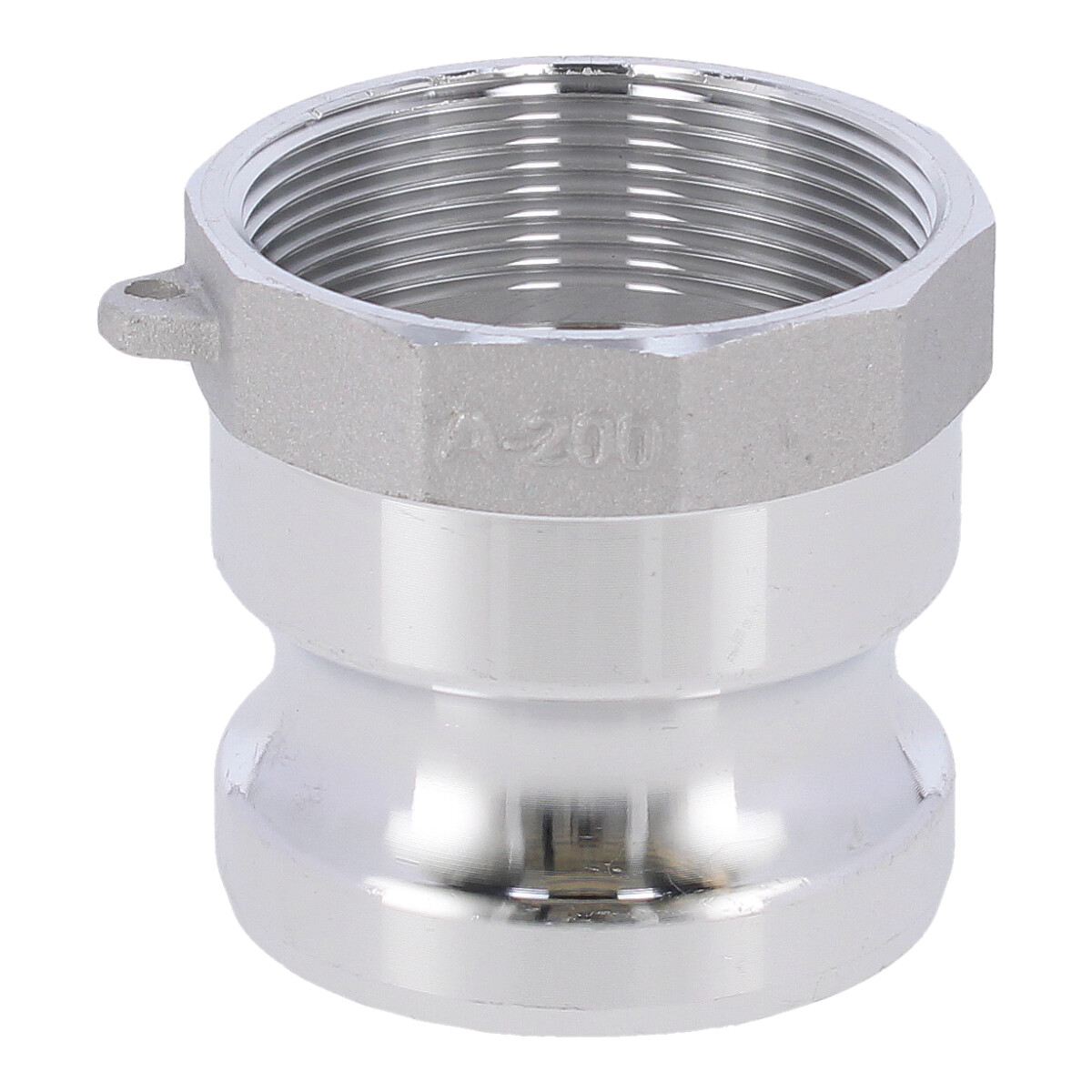 Adaptador camlock tipo A macho con rosca NPT 2" CMA-A2N Parazzini