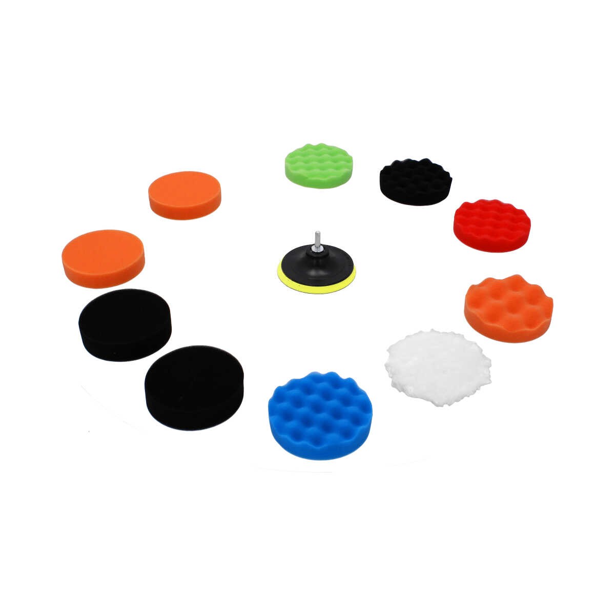 Accesorios para pulir para taladro de 4-1/2" 12 piezas 290199 OBI
