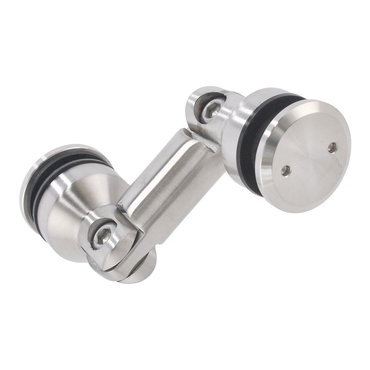 Soporte de fijación vidrio a vidrio satín C-001 Axcent