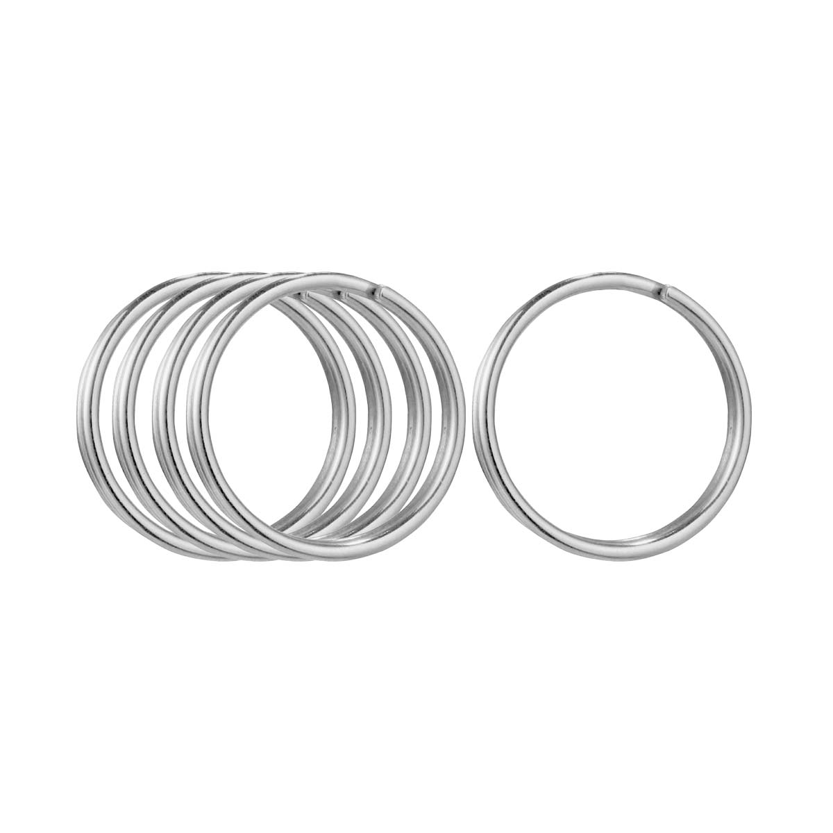 Argollas para llavero de 22 mm de diámetro 100 piezas