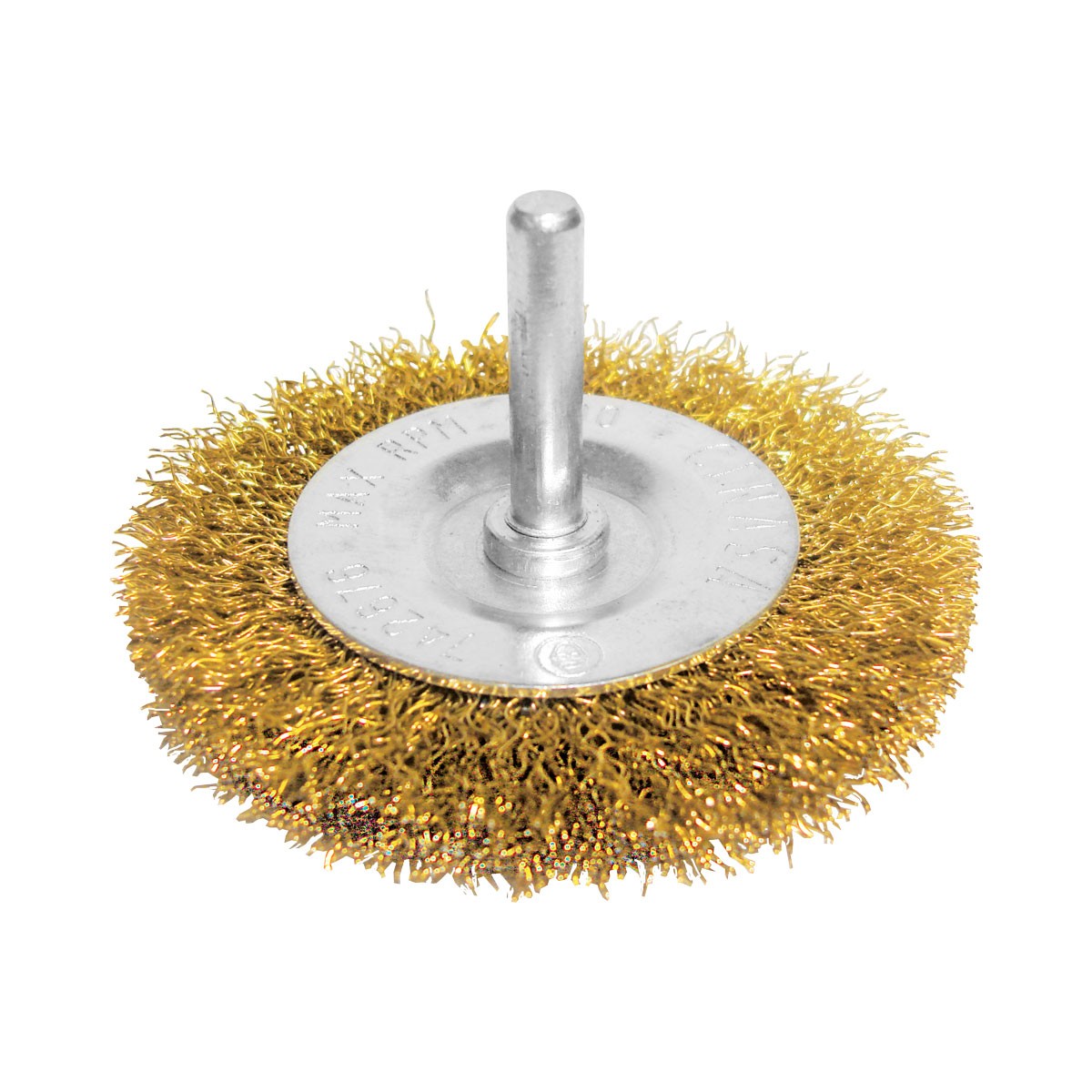Carda circular latonada 3" Cinasa
