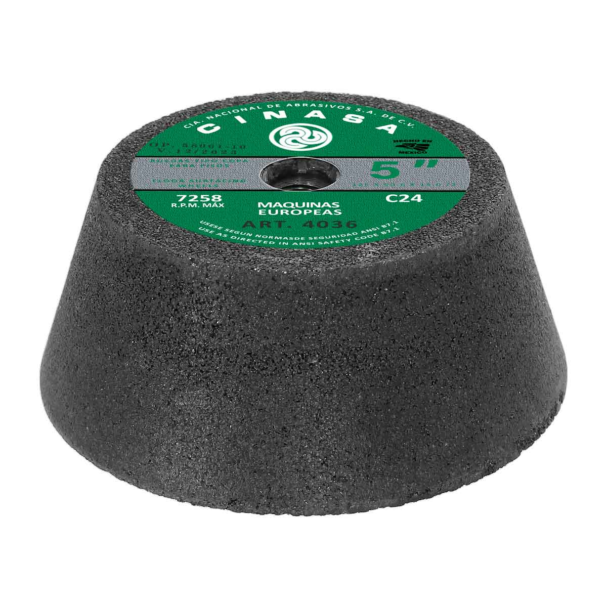 Rueda tipo copa para pisos 5" C24 máquinas americanas 4036 Cinasa
