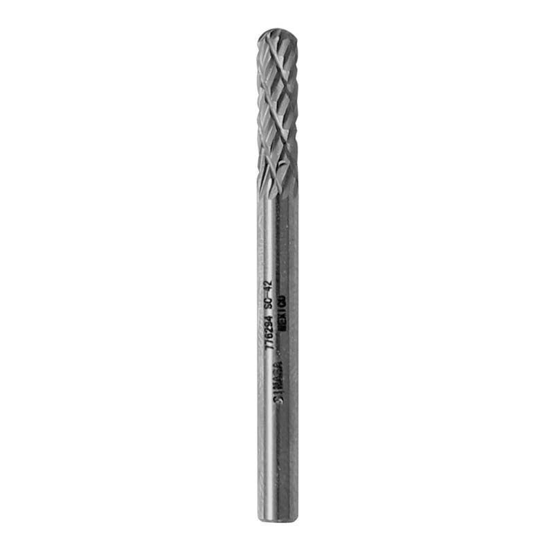 Lima rotativa cilindrica forma "C" punta redonda 1/8" x 1/2" x 1/8" 776294 Cinasa