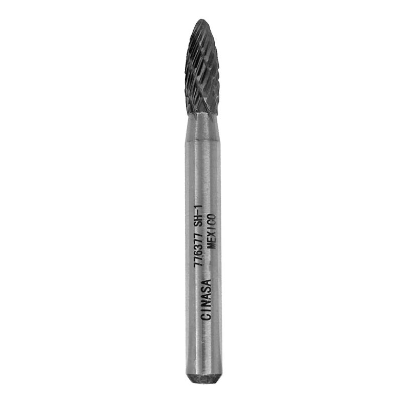 Lima rotativa flama forma "H" 1/4" x 5/8" x 1/4" 776377 Cinasa