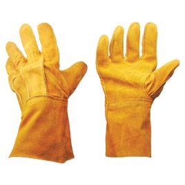Guantes de carnaza largos 