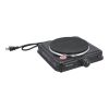 Parrilla eléctrica negra de 1 quemador tipo disco SW-42409 Fumetax