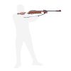 Rifle deportivo Nitro pistón Quetzalcoatl madera 5.5 Mendoza