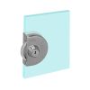 Cerradura de gancho con contra para muro 826-02 Axcent