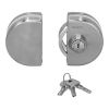 Cerradura de gancho doble Llave / Mariposa con contra a vidrio 826-03 Axcent