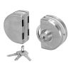 Cerradura de gancho doble Lllave / Llave con contra a vidrio 826-06 Axcent