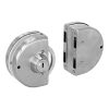 Cerradura de gancho doble Lllave / Llave con contra a vidrio 826-06 Axcent