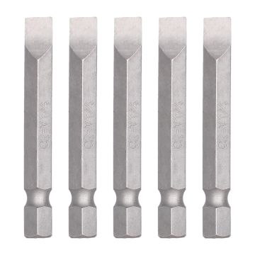 Juego de 5 puntas 1/4" Planas 2" 10613 Adir 