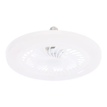Lámpara / Ventilador de techo multiposición con luz LED Blanca 10735 Adir
