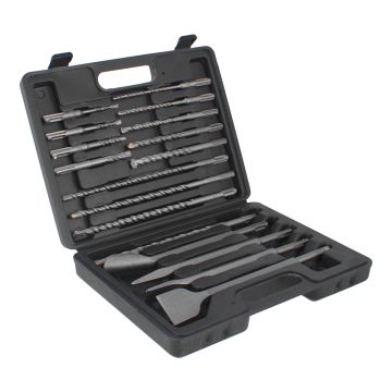 Juego de brocas y cinceles SDS PLUS 17 piezas 12565 Adir