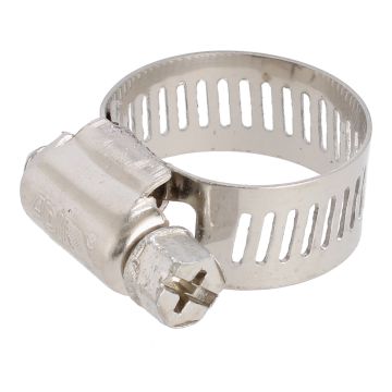 Abrazaderas de acero inoxidable 16 - 23 mm con 10 piezas 1364 Adir