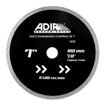 Disco diamantado continuo de 7" 1435 Adir