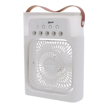 Ventilador y enfriador de aire portátil 2 en 1 blanco 14454 Adir