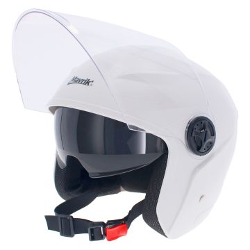Casco para moto 3/4 abierto mediano blanco 14700 Mavrik