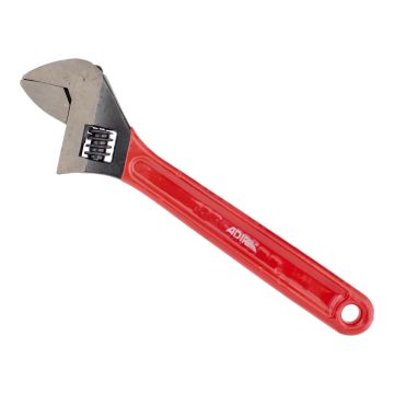 Llave ajustable (perico) pavonada con mango de vinil 12" 15427 Adir