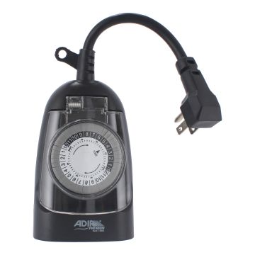 Temporizador análogo para exteriores 15802 Adir