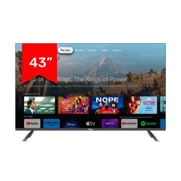 Pantalla QLED Smart TV 43" 17301 Silver Master
