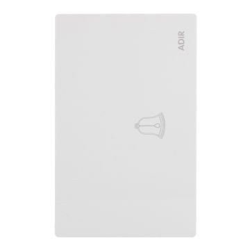 Placa con Timbre blanca Línea Cantabria Flat 18014 Adir