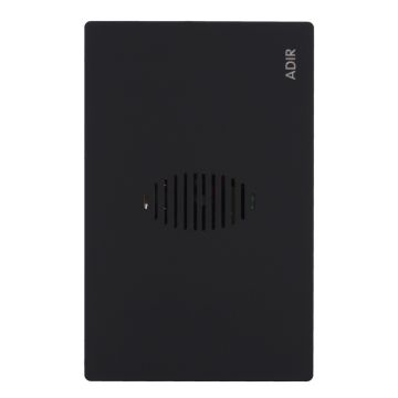 Timbre electrónico musical negro mate Línea Cantabria Flat 18042 Adir